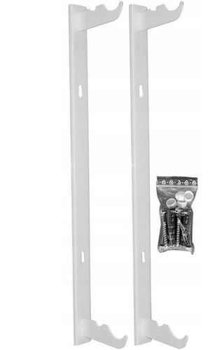 WIESZLI5 WIESZAK WSPORNIK LISTWA GRZEJNIKA ALUMINIOWEGO 57cm. BIAŁY na Arena.pl