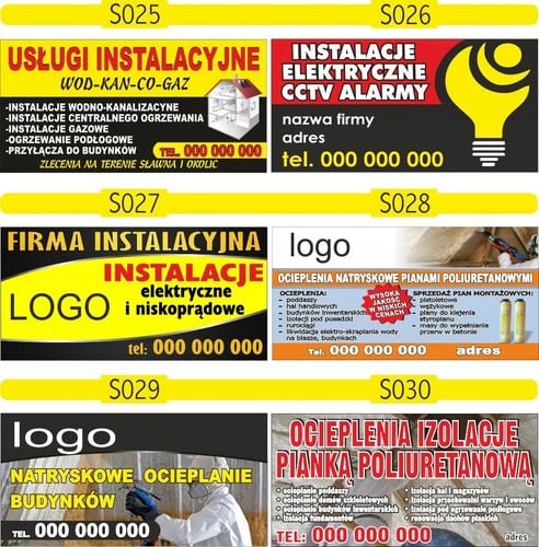 Reklama Naklejka na samochód LOGO TEL ADRES na Arena.pl