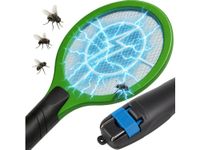 Łapka na muchy owady elektryczna na akumulatorowa do gniazdka 230v zielony