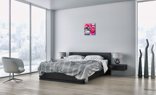 Obraz Na Płótnie - Storczyk Kamień - 40X40 Cm - Ac40X40-0465 na Arena.pl
