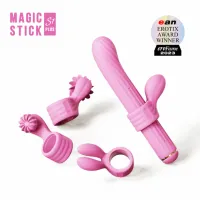 otouch magic stick s1 pink - wielofunkcyjne urządzenie do masażu 4w1