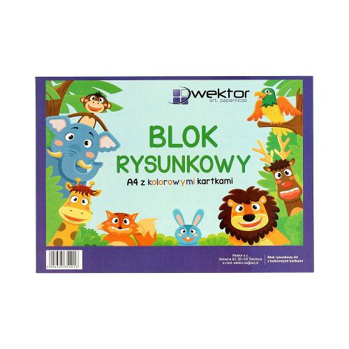 Blok rysunkowy A4/20 kolorowy na Arena.pl