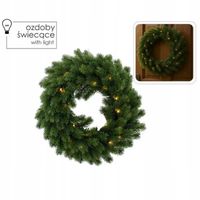 Wieniec LED 40cm zielony na baterie