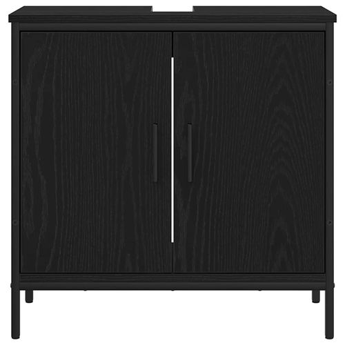 Zestaw mebli łazienkowych 4 pcs Czarny 33 x 33 x 185.5 cm na Arena.pl