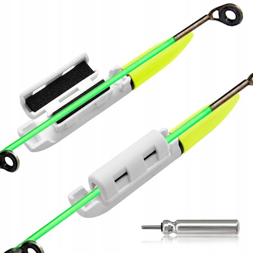 Świetlik elektroniczny sygnalizator brań na szczytówkę + bateria CR425 na Arena.pl