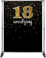 Tło fotograficzne ŚCIANKA foto do zdjęć na imprezę 18 urodziny TANIO