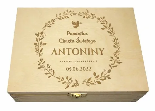 PUDEŁKO WSPOMNIEŃ PREZENT ROCZEK CHRZEST NARODZINY zdjęcie 11