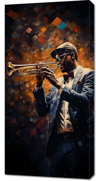 Obraz 50x100cm Symfonia na Trąbce zdjęcie 1