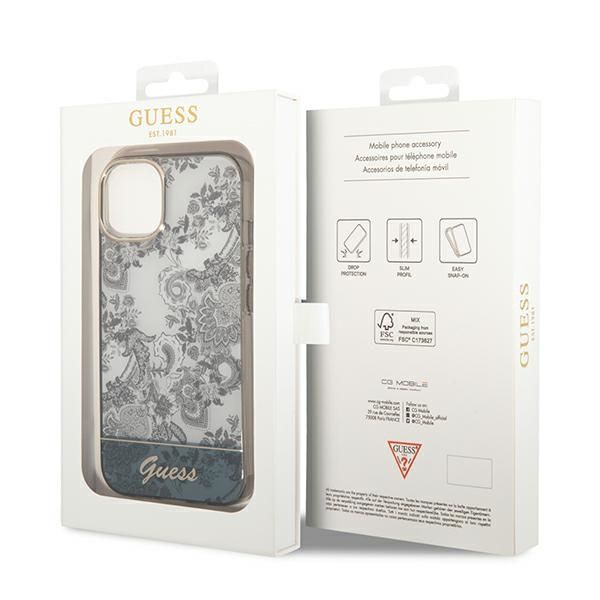 Etui Guess do iPhone 15 Plus, iPhone 14 Plus, Szary zdjęcie 8
