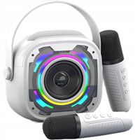 Zestaw do Karaoke Bluetooth Bezprzewodowy Głośnik + 2 Mikrofony Dla Dzieci