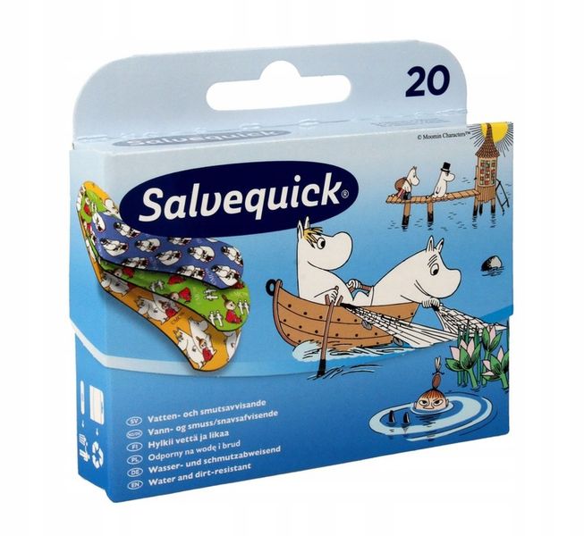 SALVEQUICK PLASTRY DLA DZIECI MUMINKI-20SZT zdjęcie 1