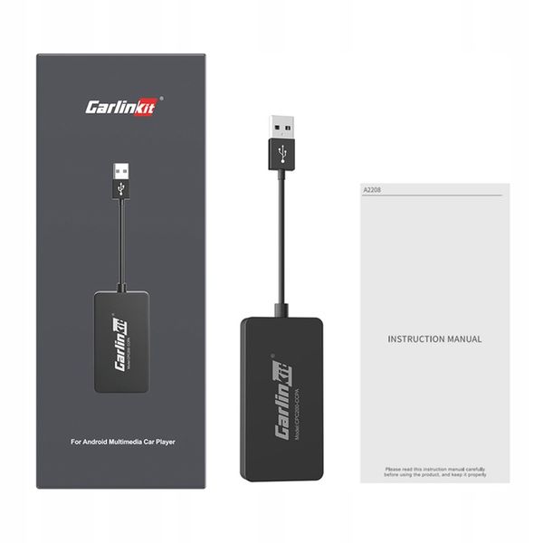 Carlinkit Bezprzewodowy Adapter Do Samochodu Z Android Auto Carplay BT zdjęcie 5
