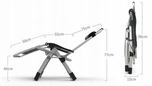 LEŻAK OGRODOWY FOTEL PODUSZKA PLAŻOWY TURYSTYCZNY ROZKŁADANY WYGODNY MOCNY na Arena.pl