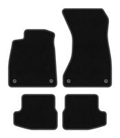Dywaniki welurowe BASIC do Audi A5 F57 Cabrio 2020-2022 czarne