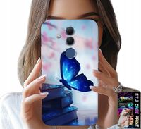 ETUI DO HUAWEI MATE 20 LITE - NIEBIESKI MOTYLEK, MOTYL, DAMSKIE WZORY
