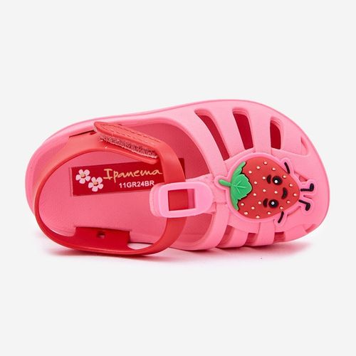 Sandałki Dziecięce Na Rzep Owoce 83615 Ipanema Summer Xiv Różowo-Czerwone r.21 na Arena.pl