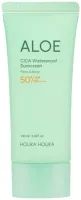 Aloe CICA Waterproof Sunscreen SPF 50+ PA++++ wodoodporny krem przeciwsłoneczny o działaniu kojącym i nawilżającym 100ml - Holika Holika