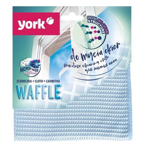 Ściereczka mikrofibra WAFFLE 35x35 cm do okien luster szklanych blatów na Arena.pl