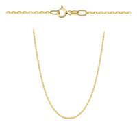 złoty łańcuszek o splocie rolo ze złota próby 585  42/45/50 cm