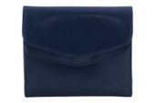Barberini's portfel ze skóry naturalnej Granatowy