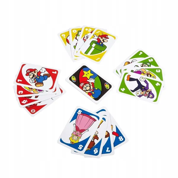 Gra planszowa Uno Super Mario Mattel zdjęcie 5