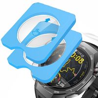2x SZKŁO HARTOWANE DO HUAWEI WATCH GT 5 PRO 46MM Z RAMKĄ DO MONTAŻU