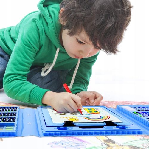 ZESTAW DO MALOWANIA DLA DZIECI 208el Artystyczny Plastyczny Twórczy Walizka na Arena.pl