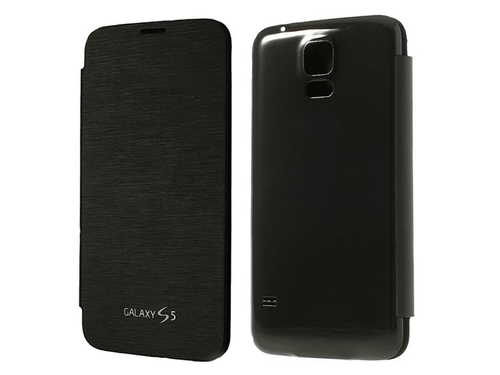 Etui flip cover do Samsung Galaxy S5 Czarne na Arena.pl