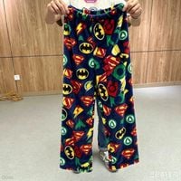 Spodnie flanelowe Superman Batman L / 0910-081-FLR-B-1