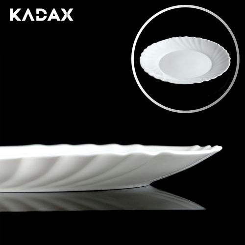 TALERZYK DESEROWY TALERZ NA CIASTO BIAŁY 20cm 1szt na Arena.pl