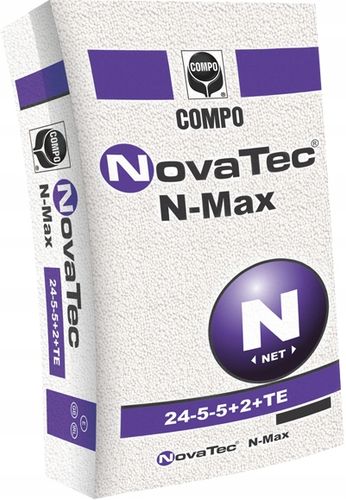 Compo Expert Novatec N-max 25kg Nawóz do Trawy Szybki Wzrost 24-5-5 na Arena.pl