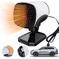 150W PODGRZEWACZ SAMOCHODOWY, 12V WENTYLATOR SAMOCHODOWY, ODMRAŻACZ SZYBY