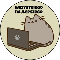 Opłatek na tort KOT Kotek Kotki Kiciuś Kocur Miluśiński Pusheen