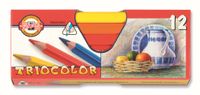 kredki triocolor 3152 12kol. trójkątne grube 4914