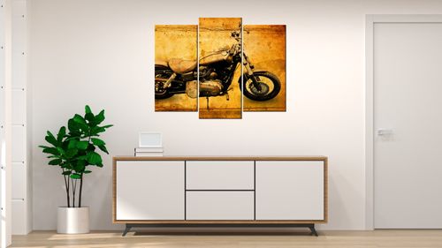 Obraz Tryptyk 90X70 Harley Harley na Arena.pl