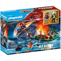 PLAYMOBIL 70491 AKCJA RATUNKOWA ŁÓDŹ HELIKOPTER