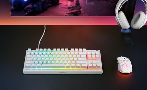 Klawiatura STEELSERIES Apex 3 TKL Biały na Arena.pl