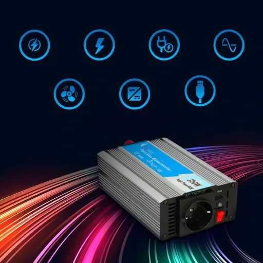Przetwornica 12v 230v 600W CZYSTY SINUS DC/AC zdjęcie 4