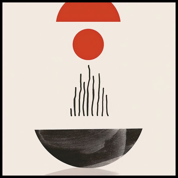 Plakat 70x70cm Półokrągła Forma zdjęcie 2