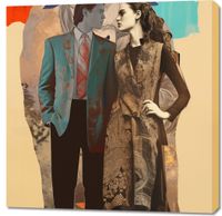 Obraz 90x90cm Dialog Kultur