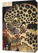 Obraz 40x60cm The Tiger of Ryōkoku, Hirokage Japoński Vintage