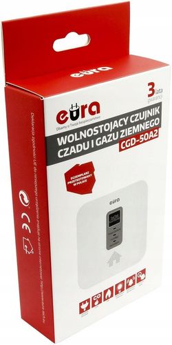 Czujnik czadu i gazu ziemnego 2w1Eura CGD-50A2 na Arena.pl