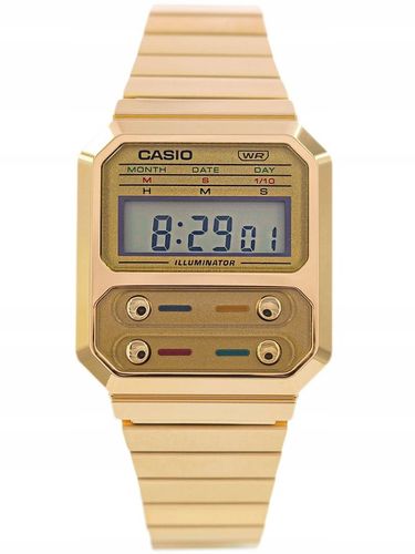 ZEGAREK CASIO A100WEG 9A VINTAGE GOLD RETRO UNISEX na Arena.pl