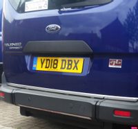 Ford Tourneo Connect - Listwa CHROM Klapa Bagażnik