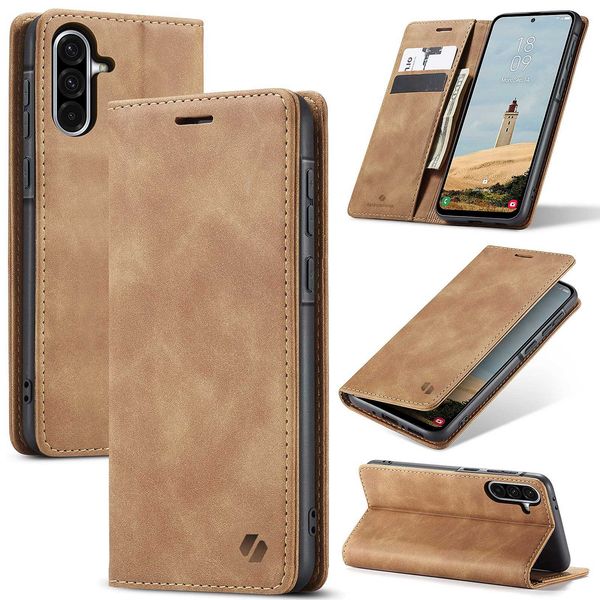 Spacecase Wallet Galaxy A36 Light Brown zdjęcie 11