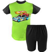 Krótka Piżama dziecięca Hot Wheels