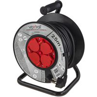 PRZEDŁUŻACZ BUDOWLANY 3x2,5 BĘBNOWY na BĘBNIE OGRODOWY GRUBY 25m 3,25mm