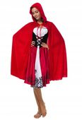 STRÓJ CZERWONY KAPTUREK KAPTURKA DLA DOROSŁYCH M