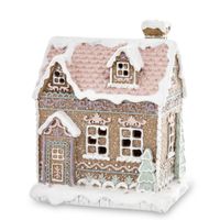 Dekoracyjny Domek Led figurka świąteczna latarenka piernikowy magic village