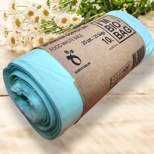 WORKI BIODEGRADOWALNE KOMPOSTOWALNE DO BIOODPADÓW 10L BIO 150szt na Arena.pl